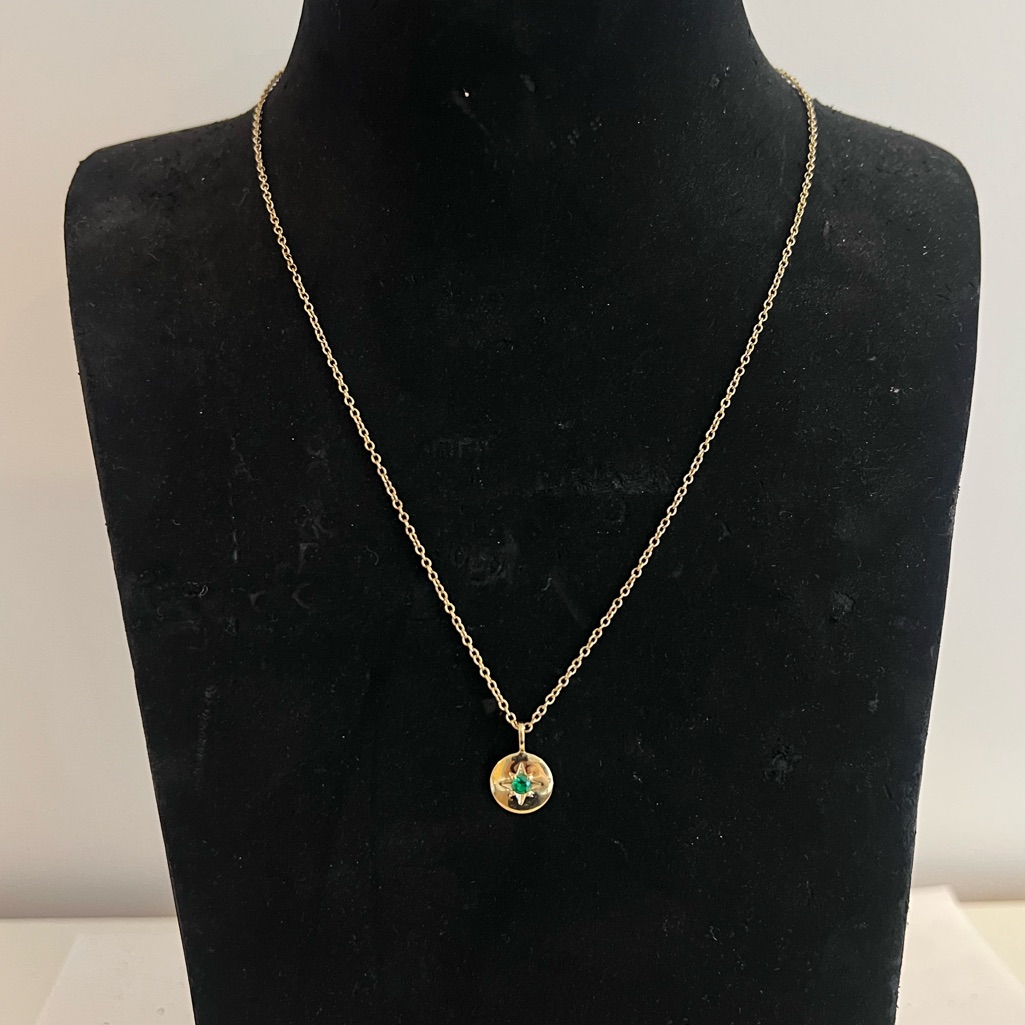New Diamonique Star Diamond Pendant Necklace 38$